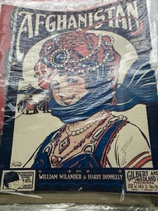 Rare 1920 AFGHANISTAN Song Sheet +40+ More musical song Sheets. Lot - Picture 1 of 24