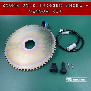 200mm Universal Trigger Wheel & Sensor Kit 60-2 Megasquirt Syvecs SEN8D - Picture 1 of 3
