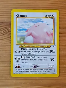 Pokemon TCG Chansey 31/105 Neo Destiny Unlimited LP WOTC. - Picture 1 of 2