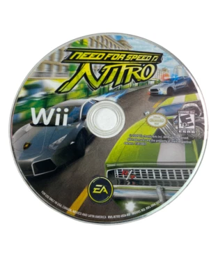 Need For Speed Nitro Nintendo Wii Video Game 2009 DISC ONLY - Image 1 of 4
