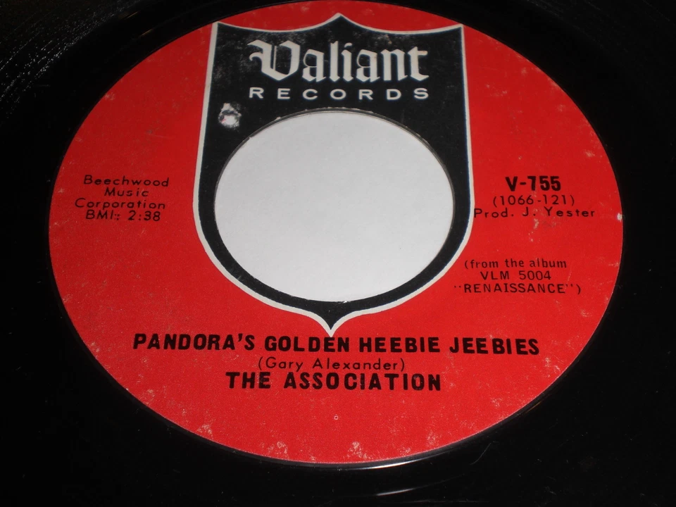 The Association - Pandora's Golden Heebie Jeebies / Standing Still 45 - Image 1 of 1
