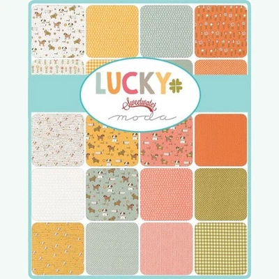 Moda Fabrics - LUCKY JELLY ROLL - 100% cotton for patchwork quilting - Image 1 of 2