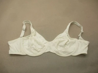 Sujetador Demi 38D Vanity Fair para mujer blanco sin forro con aros cierre trasero 9G Foto 1 de 4