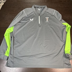 Castore Arlecchino Rugby 4XL Maglione Uomo Quarto Zip - Ottime Condizioni - Foto 1 di 11
