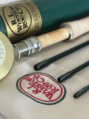 **BEAUTIFUL** ~RARE~ R L WINSTON BORON IIt 3wt. 7’6”in~4pc  FlyRod!! 🔥~LQQK~🔥 - Image 1 of 4