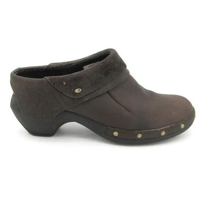 Merrell Luxe Wrap Leather Suede Clogs Mules Women Size 8 Performance - Image 1 of 4