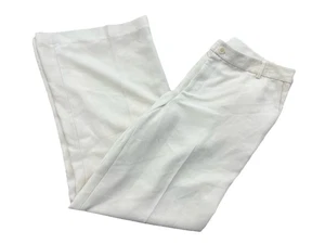 Lauren Ralph Lauren Damen cremefarben weites Bein Anzughose Größe 14 neu mit Etikett - Bild 1 von 7