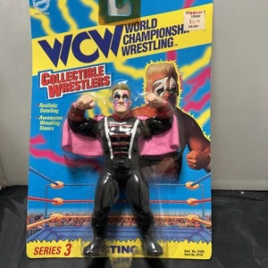 Figura de luchadores coleccionables WCW serie 3 Sting Toymakers 1994 - sellada - nueva - Imagen 1 de 3