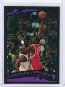 2006 Topps Chrome #67 Dikembe Mutombo Black Refactor 154/399 - Rockets - Picture 1 of 2