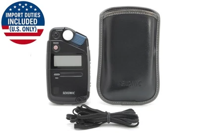 【MINT w/ Case & Strap】 Sekonic L-308B Flash Mate Light Exposure Meter From Japan - Image 1 of 4