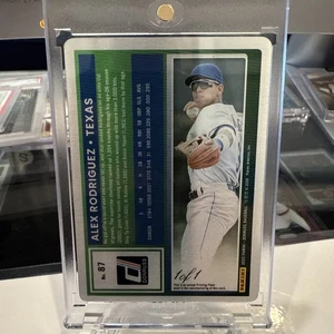 2025 Panini Donruss Alex Rodriguez Printing Plate 1/1 🔥 1 of 1 - Texas Rangers - Picture 1 of 6