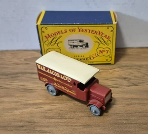 Y 7 1918 4 Ton Leyland Van LKW Models of Yesteryear Matchbox in OVP - Bild 1 von 7