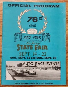 New Jersey State Fair 76th Year Program 1963 Arthur Godfrey  Frankie Fontaine - Picture 1 of 1