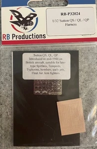 RB Productions 1/32 scale Sutton QS/QL/QP Harness for British A/C - RB-P32024 - Picture 1 of 2