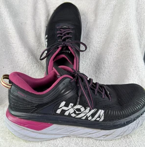 Hoka One One Bondi 7 Shoes Womens Size 10 Running Sneakers (Scholl Insoles!) - Picture 1 of 10