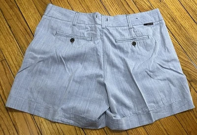 Dear John Light Blue Cotton Blend Cuffed Shorts Women's 31 - Image 1 of 4