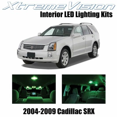 LED interior XtremeVision para Cadillac SRX 2004-2009 (12 PIEZAS) verde Foto 1 de 4