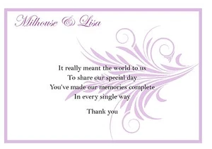 Personalised Thank You Cards - 50 cards with envelopes - Picture 1 of 1