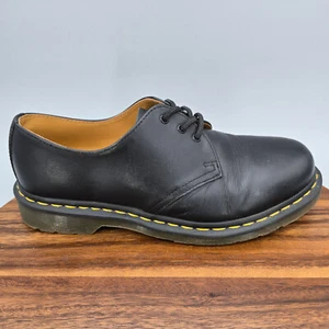 Zapatos Oxford Dr Martens 1461 para hombre 9 cuero negro con cordones informales cómodos - Imagen 1 de 9