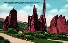 Postcard Cathedral Spires Garden of the Gods Near Colorado Springs Colorado