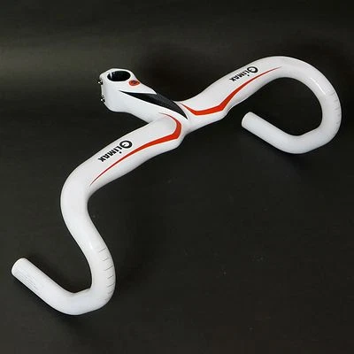 Vástago de manillar integrado de carbono Climax 3K MR-RIDE 42x10 cm 335 g HR03B blanco Foto 1 de 4