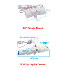 Interruptor de flujo de agua 1/4 NPT tubo sensor de flujo de líquido interruptor para dispensador de agua