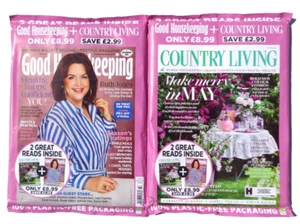 2 x MAG PACK ~ GOOD HOUSEKEEPING / COUNTRY LIVING MAGAZINE MAY 2024 ~ NEW - Picture 1 of 1