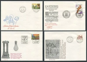 Finland V57 4 FDC 1982 - Fruits Vegetables - MUSIC - Castle - Edison Light - Picture 1 of 1