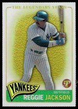 2005 Topps Pristine Gold Refractor Legendary Years Reggie Jackson /65 Yankees