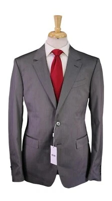 Traje de algodón Moschino para hombre negro plata gris tejido tic 2-Btn EU 54-44R Foto 1 de 4