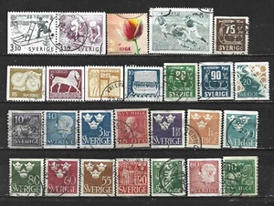 SWEDEN, 26 VARIOUS, USED - Foto 1 di 1