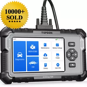 2025 TOPDON AD500 OBD2 Scanner Auto Diagnostic Tool Engine ABS SRS Code Reader - Picture 1 of 19