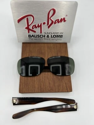 1960's VINTAGE B&L RAY BAN TORTOISE G15 BLAIR SUNGLASSES LENSES and temples USA - Image 1 of 4