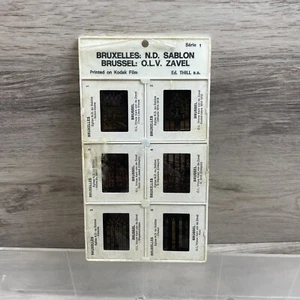 Bruxelles: N.D. Sablon Brussels: O.L.V. Zavel Kodak Film Slides Belgium Churches - Picture 1 of 5