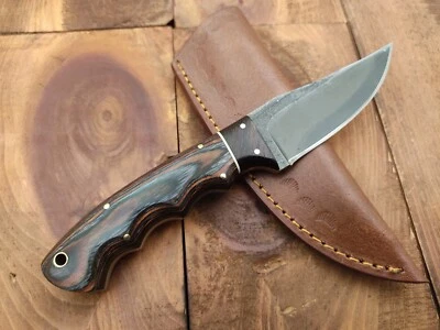 Custom Handmade 1095 Steel Acid Washed EDC Knife Camping Skinner Hunting Knife - Image 1 of 4
