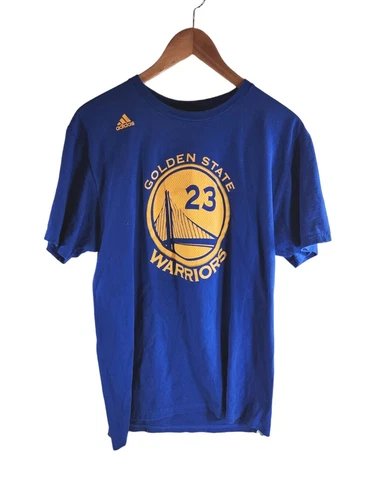DRAYMOND GREEN #23 Mens Size Large Blue Adidas Golden State Warriors NBA T-Shirt Cover