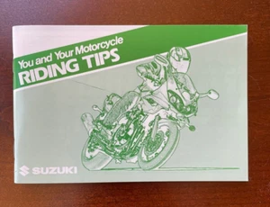 Suzuki OEM Motorcycle Riding Tips & Practice Guide Manual 99014-20631-03A ~2001 - Bild 1 von 5