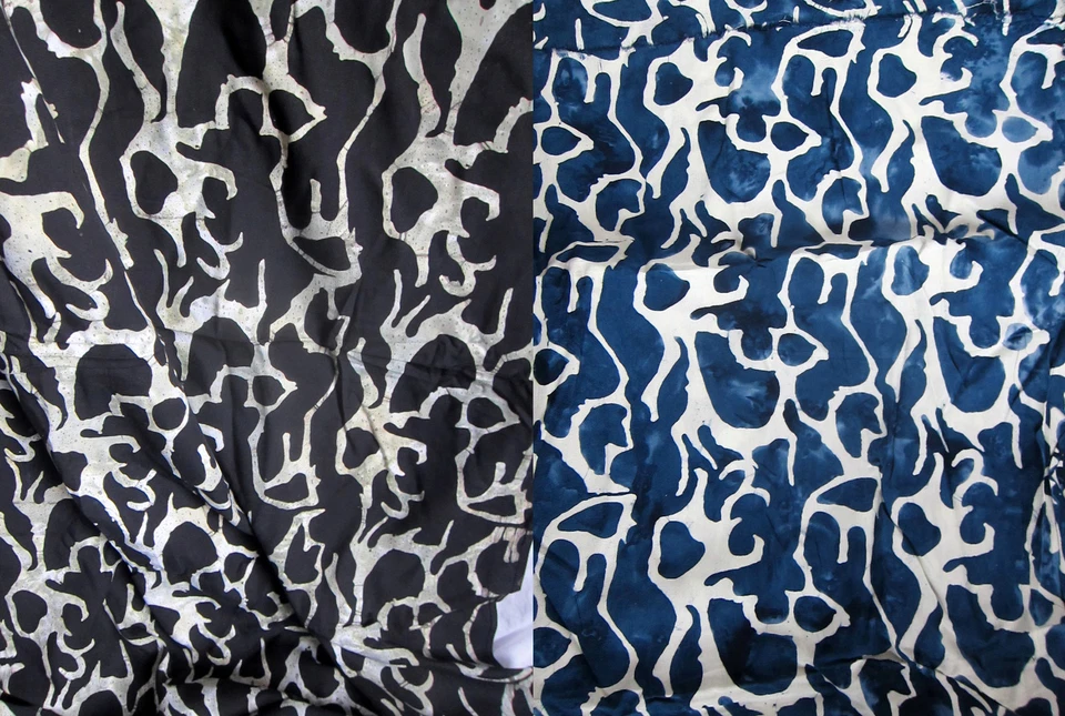 Handbemalt Indonesische Batik Viskose Handwerk Nähen Kleid Stoff Von Meter New - Bild 1 von 1