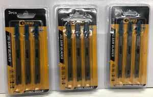 JIGSAW BLADES METAL-T118A 24TPI - 92 MM HSS 9 x BLADES (3 PACKETS X 3),FOR METAL - Foto 1 di 6