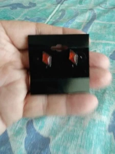 antique sterling silver amber earrings  - Picture 1 of 8