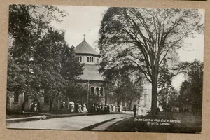TORONTO. On the Lawn at West End of Varsity. VINTAGE VALENTINE  POSTCARD. - Picture 1 of 2