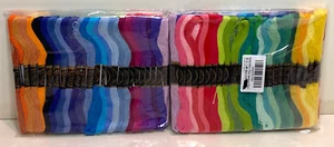 Lot of 100 ~ Embroidery Floss thread skeins ~All vibrant colors 100% Cotton - Picture 1 of 4