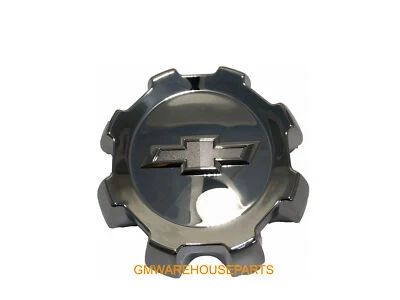 2015-2017 SILVERADO 2500 3500 CHROME CENTER WHEEL HUB CAP W/PYV 18"  22909149 - Image 1 of 3