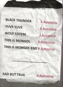 The HU: Black Thunder Tour: 2022 Lista de escenarios originales 27 de mayo, Oklahoma City - Imagen 1 de 1