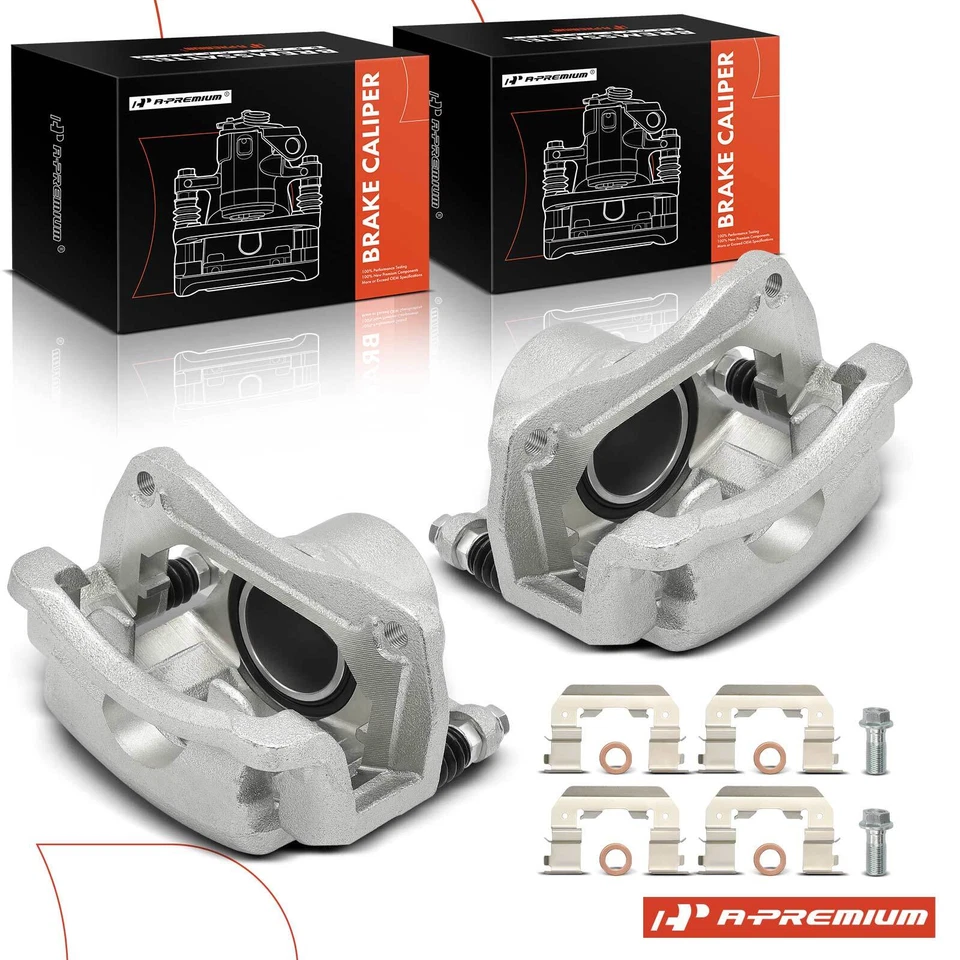 A-Premium 2x Front Brake Caliper w/ Bracket for Hyundai Santa Fe Sport 2017-2018 - Image 1 of 4