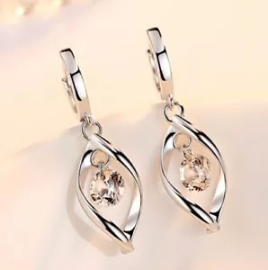 (NEU) OHRRINGE MIT 925 SILBER PLATTIERT OHRSTECKER OHRCLIPS OHRSCHMUCK SCHMUCK - Bild 1 von 6