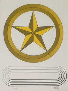 Lucio DEL PEZZO serigrafia 1969 Galleria De Foscherari Studio Marconi - Foto 1 di 5
