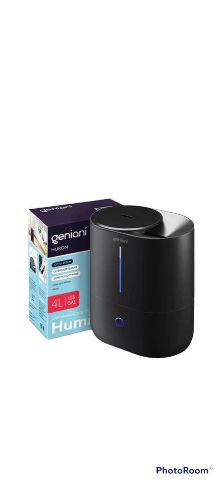 GENIANI Top Fill 4L Cool Mist Large Humidifier Essential Oil Diffuser for Hom... - Image 1 of 1