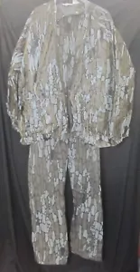 Vintage Walls "Rebark" Camouflage Camo Coveralls w/Matching Rain Coat Size Large - Picture 1 of 16