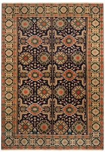 Patina Handgeknüpfter Perserteppich 136x96 cm-Orientt,Carpet,Rug,Nachtblau - Bild 1 von 11